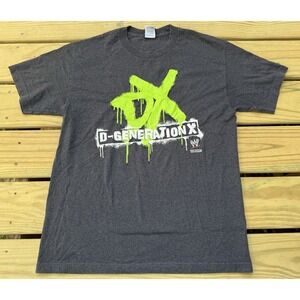 Vintage 2007 WWE Degeneration DX S*ck It Shirt Men's Large Gray Y2K Wrestling